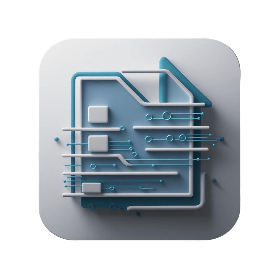 "Responsive development icon by Las Cucarachas Digital Marketing and Business Development Agency, featuring synchronized devices in blue and white."